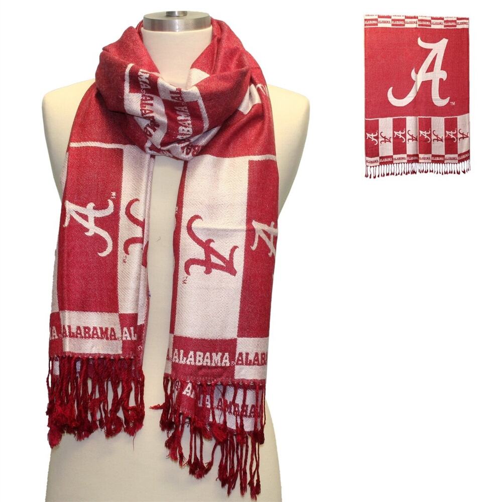 Sandol Alabama Crimson Tide Logo Scarf/Shawl Women's 70 x 24 NCAA